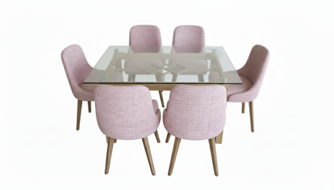 Comedor Colmena 6 Puestos Estilo Huevito | Confort y Estabilidad