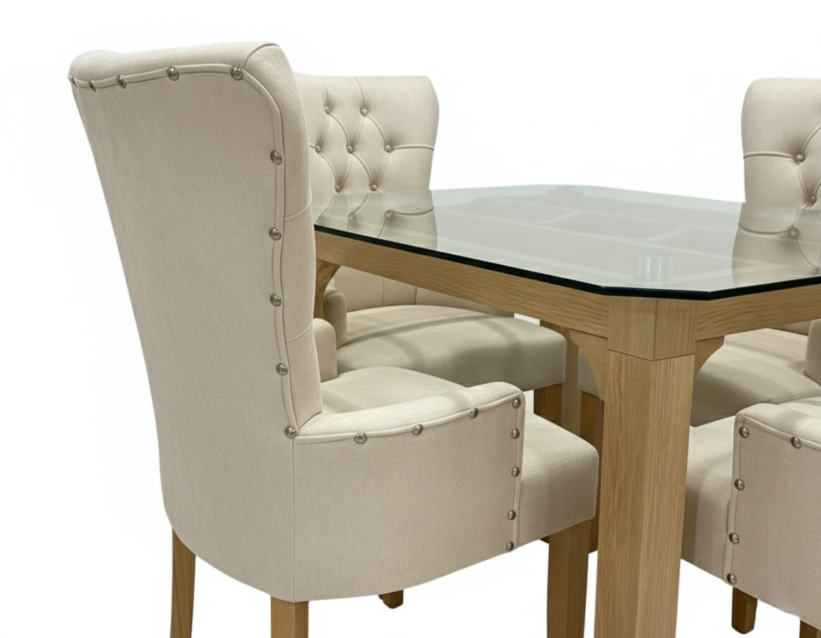 Comedor Base Canoa 4 puestos | Elegancia y Placer