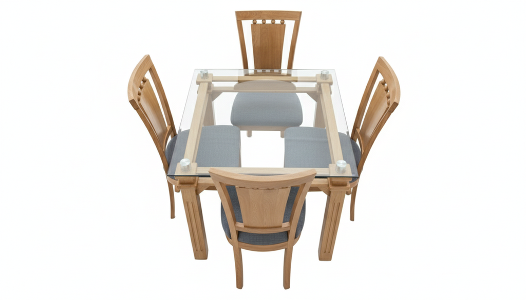 Comedor Base Billar 4 puestos | Lujo y Elegancia