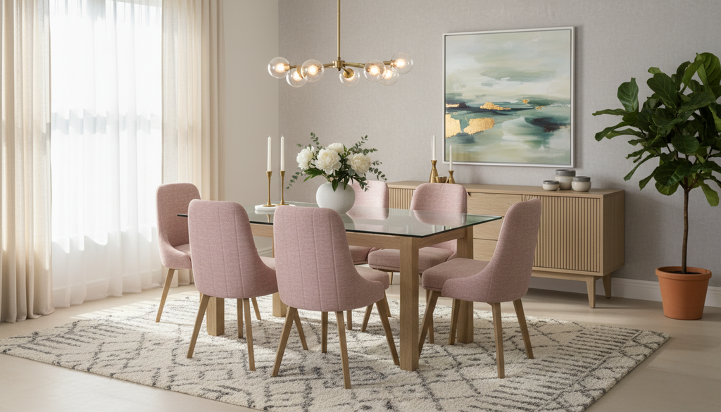 Comedor Colmena 6 Puestos Estilo Huevito | Confort y Estabilidad