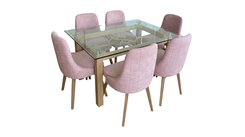 Comedor Colmena 6 Puestos Estilo Huevito | Confort y Estabilidad